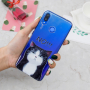 Etui plastikowe kocur do Huawei Nova 3i - przezroczyste