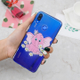 Etui plastikowe słoń do Huawei Nova 3i - przezroczyste
