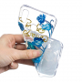 Etui plastikowe niebieski jednorożec do Huawei Nova 3i - przezroczyste