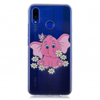 Etui plastikowe słoń do Huawei Nova 3 - przezroczyste