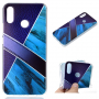 Etui plastikowe materiały do Huawei Nova 3i - niebieskie