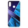Etui plastikowe materiały do Huawei Nova 3i - niebieskie