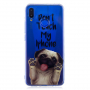 Etui plastikowe mops do Huawei Nova 3i - przezroczyste