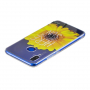 Etui plastikowe słonecznik do Huawei Nova 3i - przezroczyste