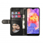 Pokrowiec portfelowy lśniący do Huawei P20 Pro - czarny