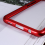 Etui z ramką magnetyczną i szkłem hartowanym do Huawei Nova 3i - czerwone
