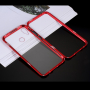 Etui z ramką magnetyczną i szkłem hartowanym do Huawei Nova 3i - czerwone