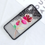 Etui plastikowe wytłoczone róża do Huawei Nova 3 - przezroczyste