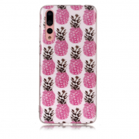 Etui plastikowe ananasy do Huawei P20 Pro - przezroczyste