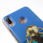 Etui klepsydra Spacer nad morzem do Huawei P20 Lite - niebiesko-czarne