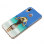 Etui klepsydra Spacer nad morzem do Huawei P20 Lite - niebiesko-czarne