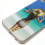 Etui klepsydra Spacer nad morzem do Huawei P20 Lite - niebiesko-czarne