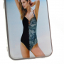 Etui klepsydra Dziewczyna w stroju kąpielowym do Huawei P20 Lite - jasnoniebieskie