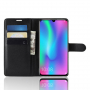 Litchi pokrowiec flip do Honor 10 Lite / Huawei P Smart (2019) - czarny