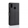 Litchi pokrowiec flip do Honor 10 Lite / Huawei P Smart (2019) - czarny