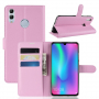 Litchi pokrowiec flip do Honor 10 Lite / Huawei P Smart (2019) - różowy