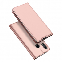 Dux Ducis Skin Pro pokrowiec flip do Honor 10 Lite - różowo-złoty