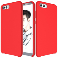 Etui silikonowe Liquid do Honor View 10 - czerwone
