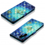 Pokrowiec flip motyle do Huawei P30 Pro - niebieski