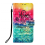 Pokrowiec flip Never stop deaming do Huawei P30 Pro - kolorowy