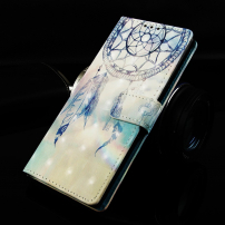 Pokrowiec flip łapacz snów i pierze do Huawei P30 Pro - kolorowy