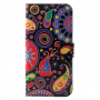 Pokrowiec flip kwiaty abstrakcyjne do Huawei P30 - kolorowy