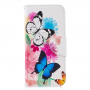 Pokrowiec flip motyle do Huawei P Smart (2019) / Honor 10 Lite - kolorowy