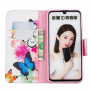 Pokrowiec flip motyle do Huawei P Smart (2019) / Honor 10 Lite - kolorowy