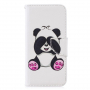 Pokrowiec flip panda do Honor 10 Lite / Huawei P Smart (2019) - biały
