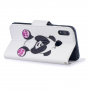 Pokrowiec flip panda do Honor 10 Lite / Huawei P Smart (2019) - biały