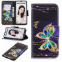 Pokrowiec flip motyl do Honor 10 Lite / Huawei P Smart (2019) - czarny