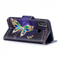 Pokrowiec flip motyl do Honor 10 Lite / Huawei P Smart (2019) - czarny