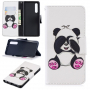 Pokrowiec flip panda do Huawei P30 - biały