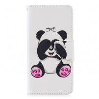 Pokrowiec flip panda do Huawei P30 - biały