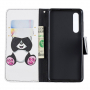 Pokrowiec flip panda do Huawei P30 - biały