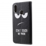 Pokrowiec flip Don't touch my phone do Honor 10 - czarny