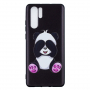 Etui plastikowe panda do Huawei P30 Pro - czarne