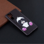 Etui plastikowe panda do Huawei P30 Pro - czarne