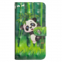 Pokrowiec flip panda do Honor 10 Lite / Huawei P Smart (2019) - zielony