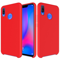 Etui silikonowe Liquid do Huawei Nova 3i - czerwone