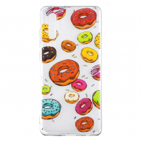 Etui plastikowe donuty do Huawei P30 - przezroczyste