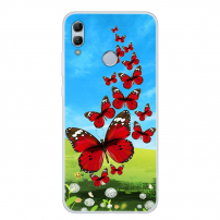 Etui plastikowe motyle do Honor 9 - przezroczyste