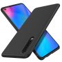 Etui silikonowe z teksturą tkaniny do Huawei P30 - czarne