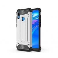 Super odporne etui Armor do Huawei Y7 (2019) - srebrne