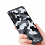 Nxe etui plastikowe wzór moro do Huawei P30 Pro - czarne