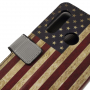 Pokrowiec flip flaga USA do Huawei P30 Lite