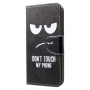 Pokrowiec flip Don't touch my phone do Huawei P30 Lite - czarny