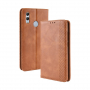 Pokrowiec flip vintage do Honor 10 Lite / Huawei P Smart (2019) - brązowy