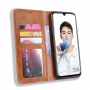 Pokrowiec flip vintage do Honor 10 Lite / Huawei P Smart (2019) - brązowy