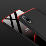 GKK składane etui z twardego plastiku do Huawei P30 - czerwono-czarne
